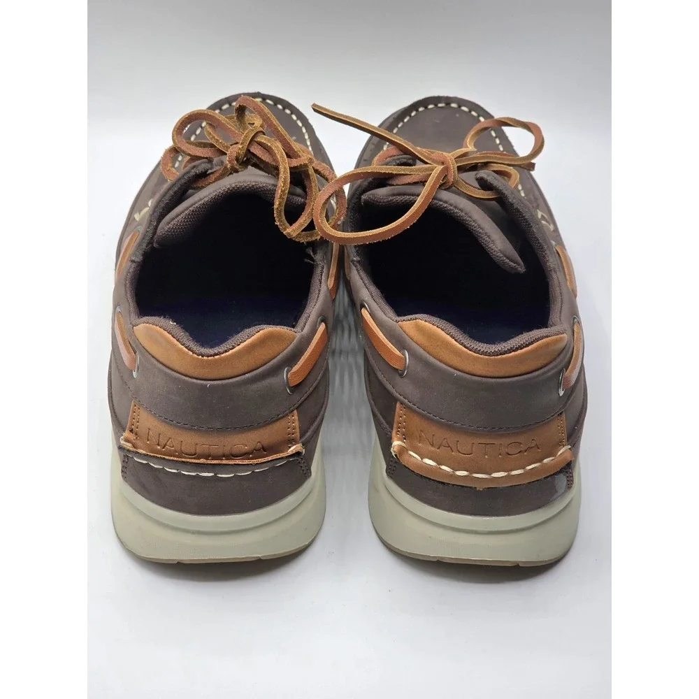 Nautica Zapato‎ Shoes Mens Blue Boat Derby Cushioned Deck Casual Size 8